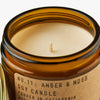 Chandelle de soja standard de 7,2 oz de P.F. Candle Co. / Ambre + Mousse 4