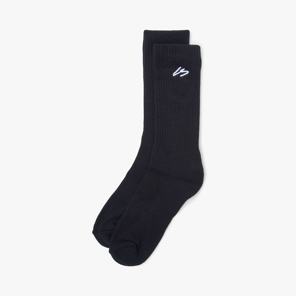 Livestock Embroidered Socks Black / White 1