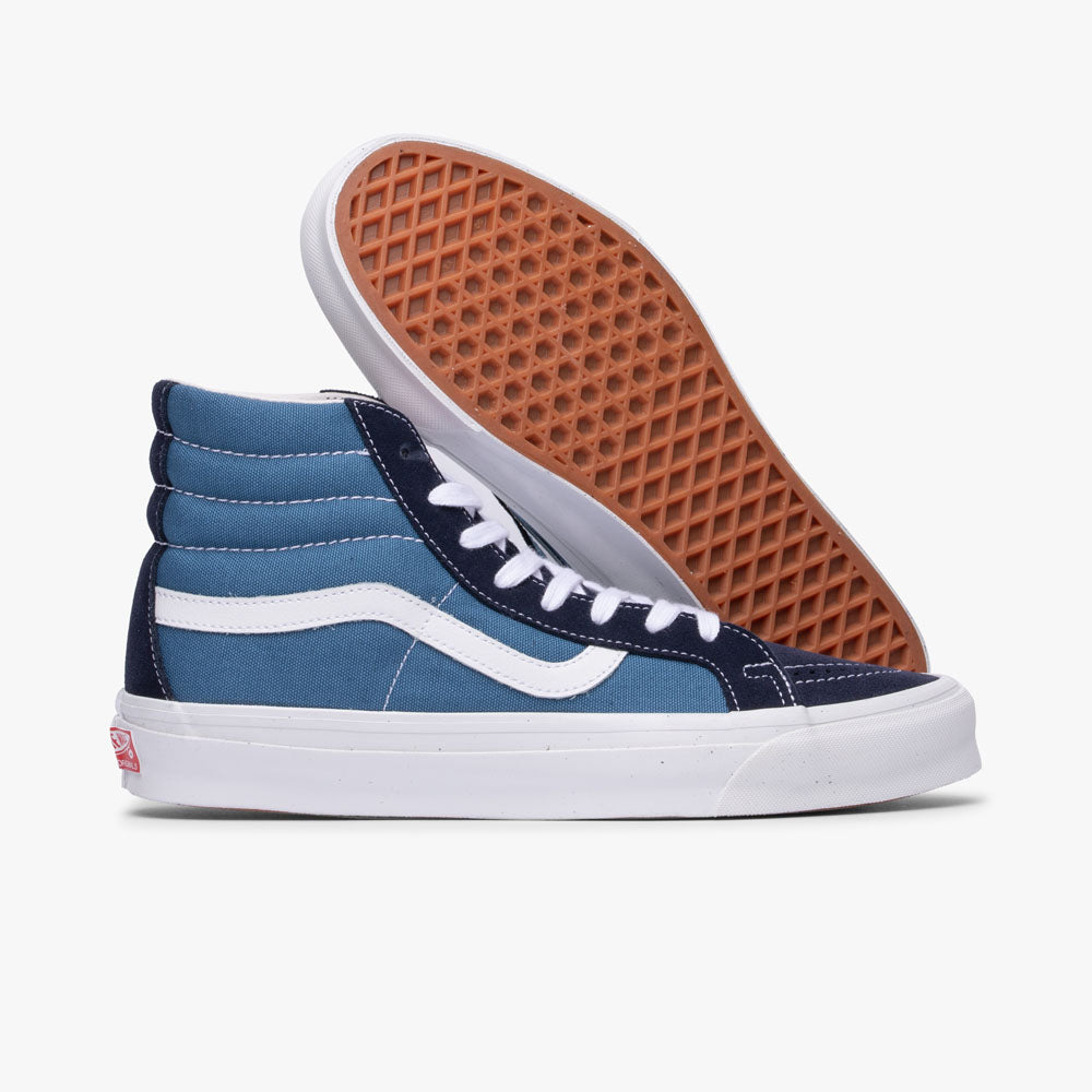 Navy and brown vans hot sale