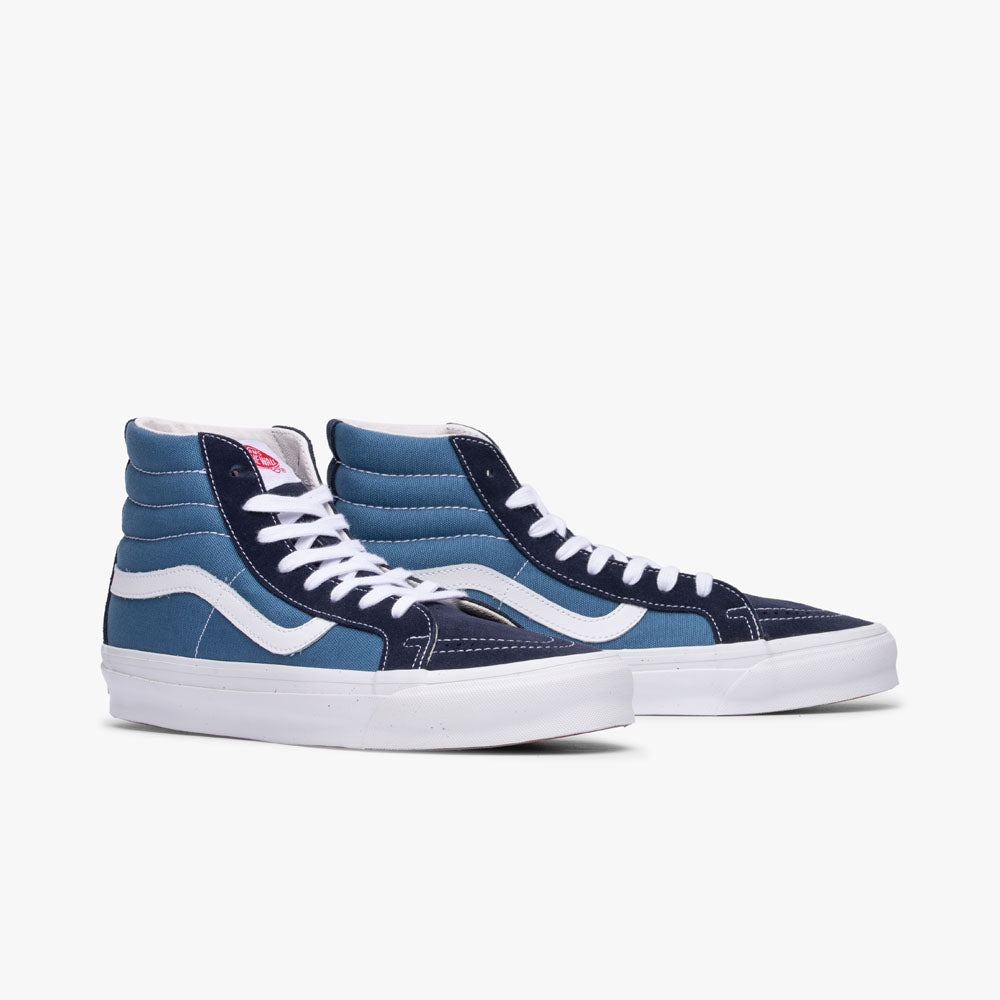Navy hi top vans hotsell