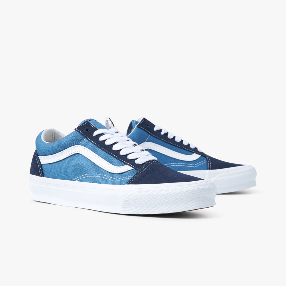 Navy old skool vans mens top